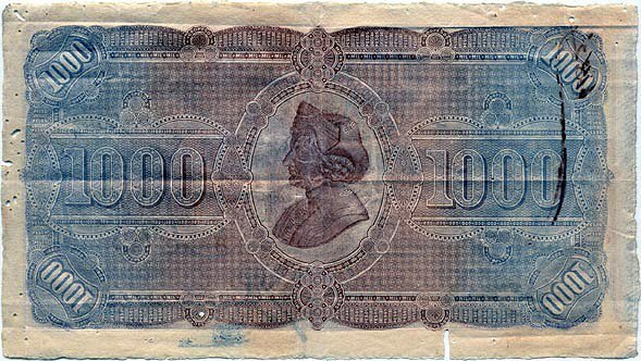 1000 Pesos 1896