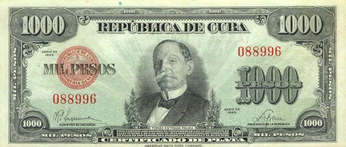 1000 Pesos 1945