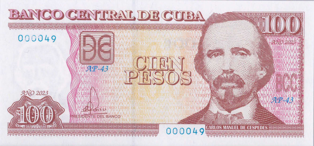 100 Pesos 2023 - Serie Baja - UNC