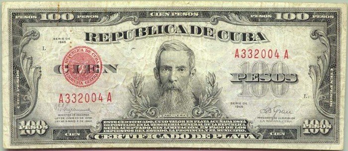 100 Pesos 1945