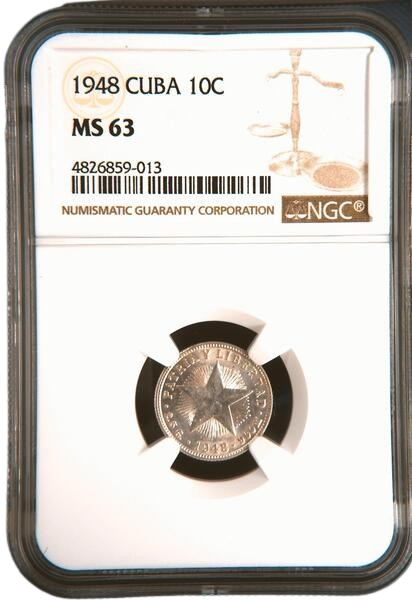 10C 1948 NGC MS63