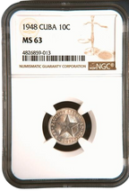 10C 1948 NGC MS63