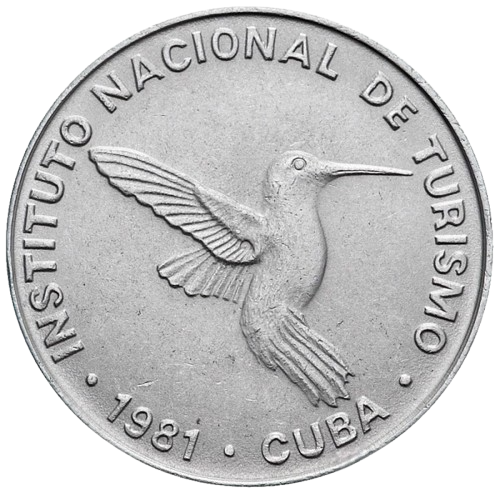 10 Centavos 1981 Intur - Denominación CON número 10