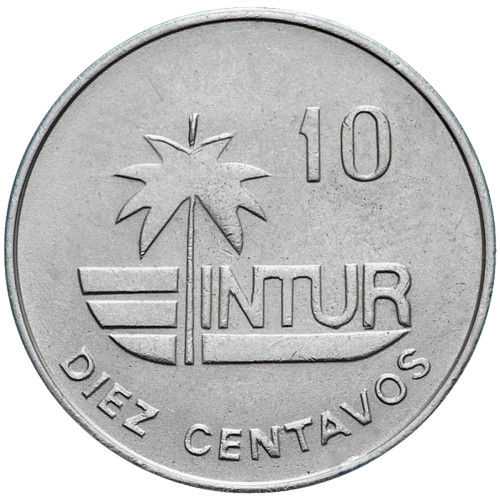 10 Centavos 1981 Intur - Denominación CON número 10