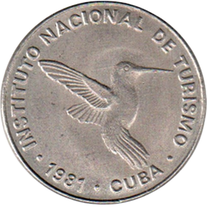 10 Centavos 1981 Intur - Denominación SIN número 10
