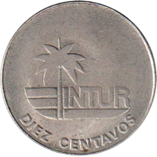10 Centavos 1981 Intur - Denominación SIN número 10