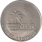 10 Centavos 1981 Intur - Denominación SIN número 10