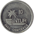 10 Centavos 1989 Intur - Magnética
