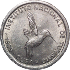 10 Centavos 1989 Intur - No magnética, diámetro 17.5mm