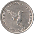 10 Centavos 1989 Intur - No magnética, diámetro 21mm