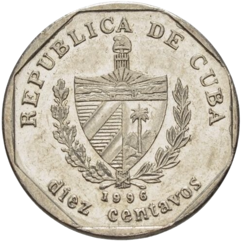 10 Centavos CUC 1996