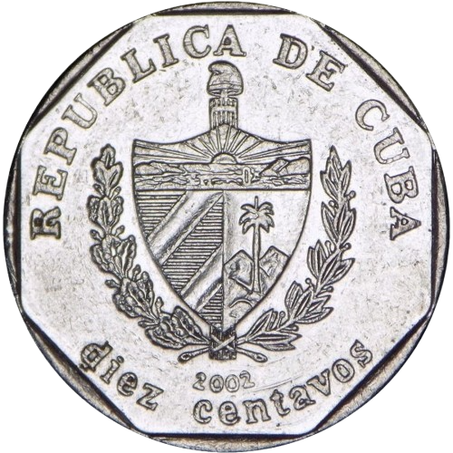 10 Centavos CUC 2002