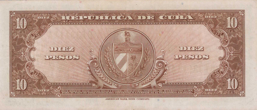 10 Pesos 1960 - Binario - Circulado