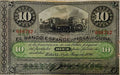 10 Pesos 1896 - Fecha y mes escritos a mano, firma estampada a mano.