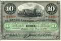 10 Pesos 1896 - Plata. Serie 7 Dijitos