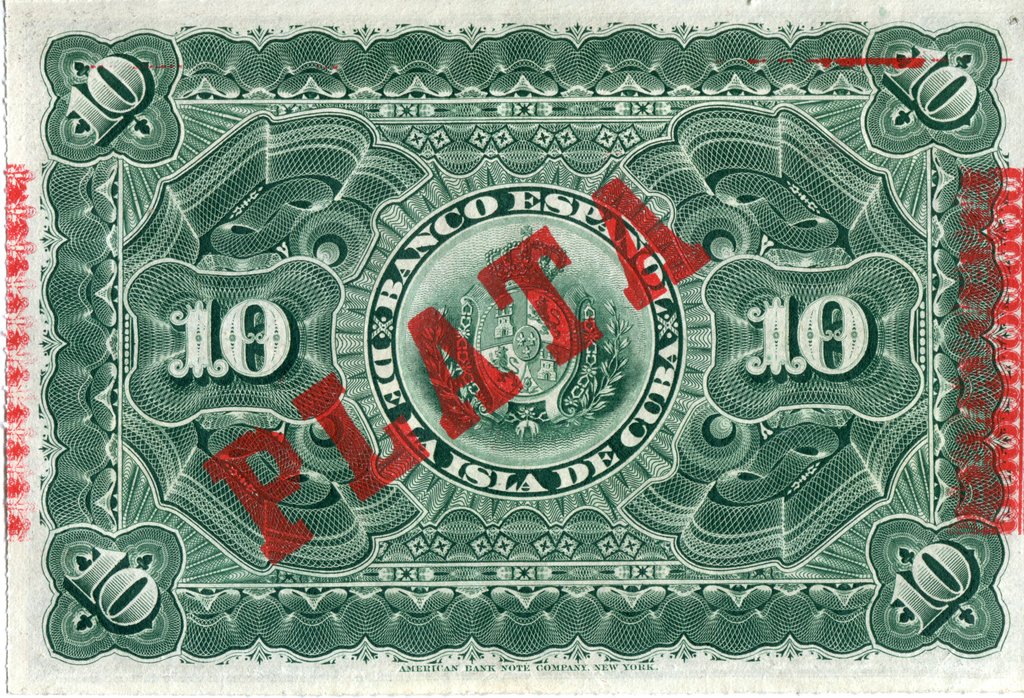 10 Pesos 1896 - Plata. Serie 7 Dijitos
