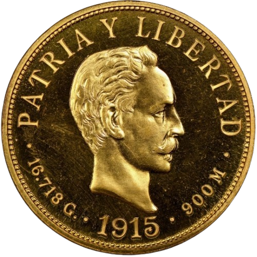 10 Pesos Oro 1915