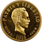 10 Pesos Oro 1915