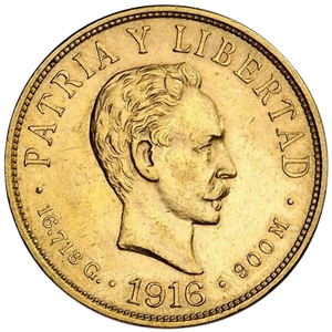 10 Pesos Oro 1916