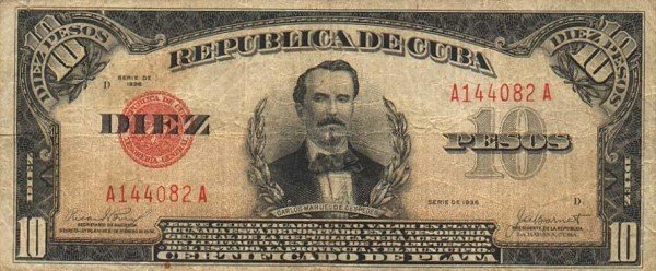 10 Pesos 1936