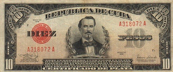 10 Pesos 1938