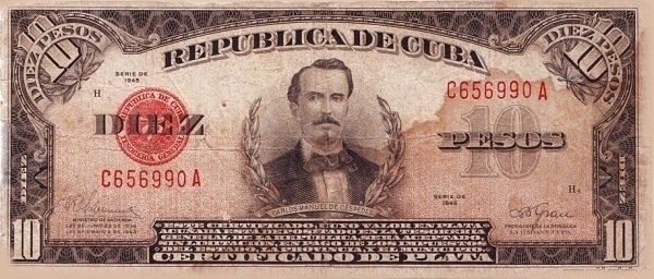 10 Pesos 1945