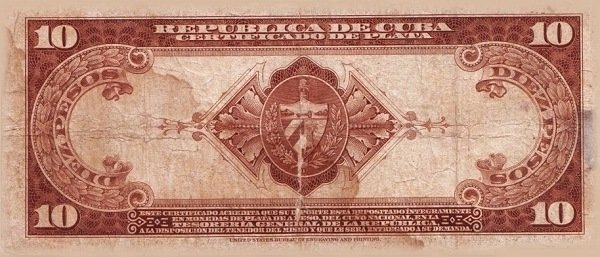 10 Pesos 1945