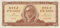 10 Pesos 1961 CHE