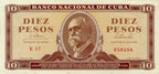 10 Pesos 1965