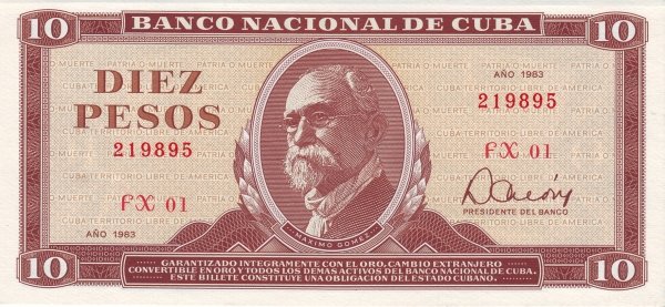 10 Pesos 1983