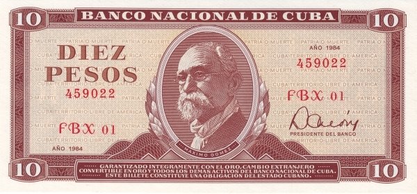 10 Pesos 1984
