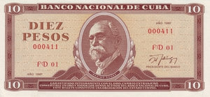 10 Pesos 1987