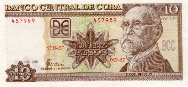 10 Pesos 2001