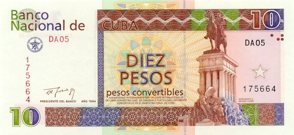 10 Pesos CUC 1994
