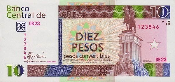 10 Pesos CUC 2005