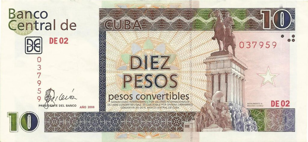 10 Pesos CUC 2008