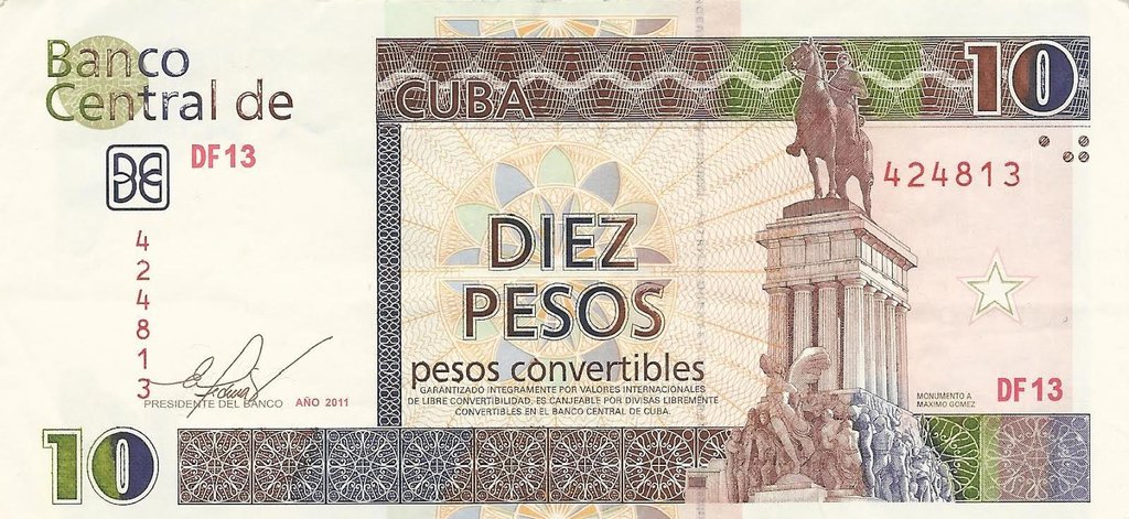 10 Pesos CUC 2011