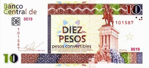 10 Pesos CUC 2012
