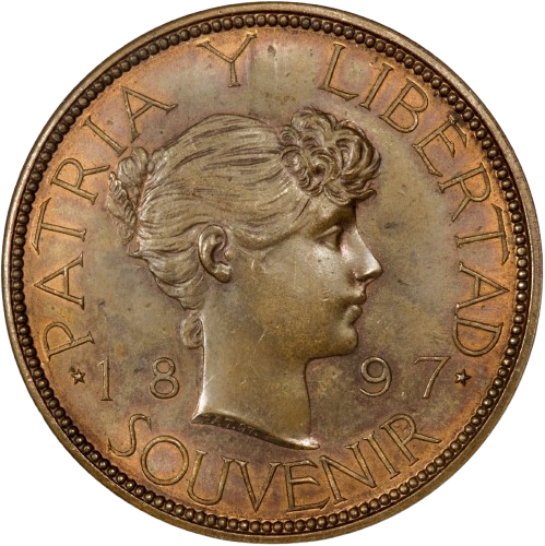 1897 Bronce Souvenir Type I PAT.97
