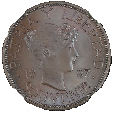 1897 Bronce Souvenir Type II
