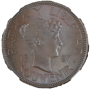 1897 Bronce Souvenir Type II