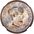 1898 Cobre 1 Peso Proof