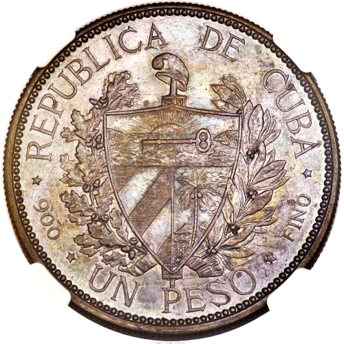 1898 Cobre 1 Peso Proof
