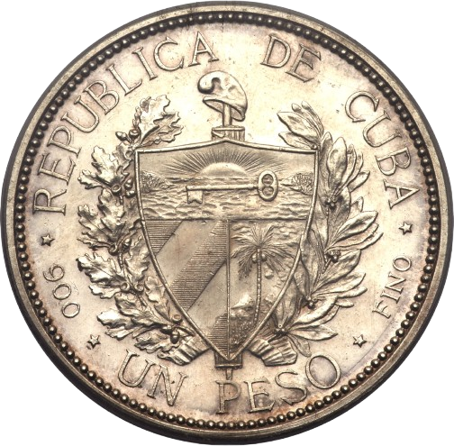 1898 Silver 1 Peso