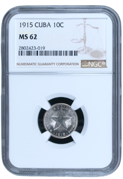 10C 1915 NGC MS62