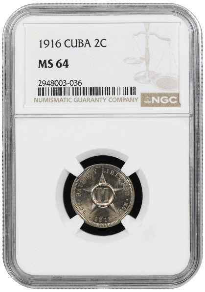 2C 1916 NGC MS64