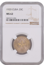 20C 1920 NGC MS62