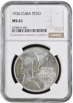 1936 1P ABC NGC MS61