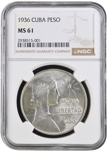 1936 1P ABC NGC MS61