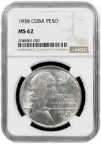1P 1938 ABC NGC MS62